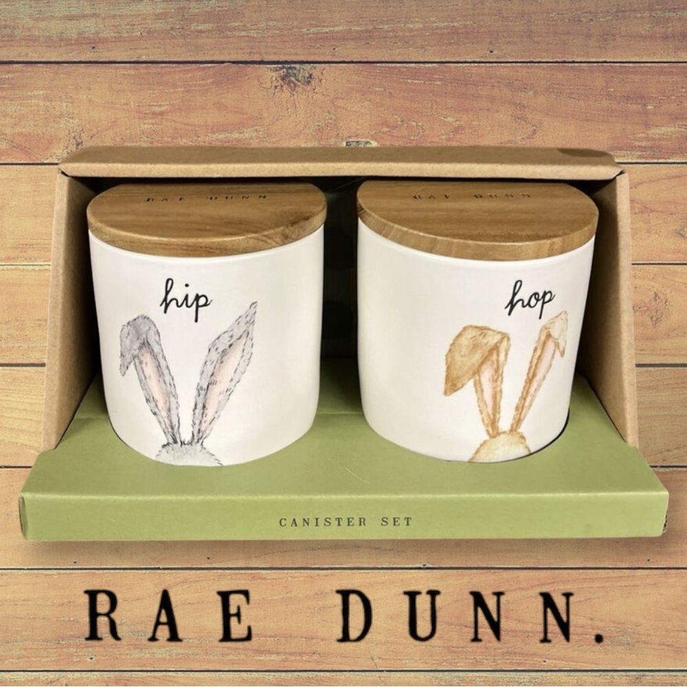 Rae Dunn Ceramic Canister Set